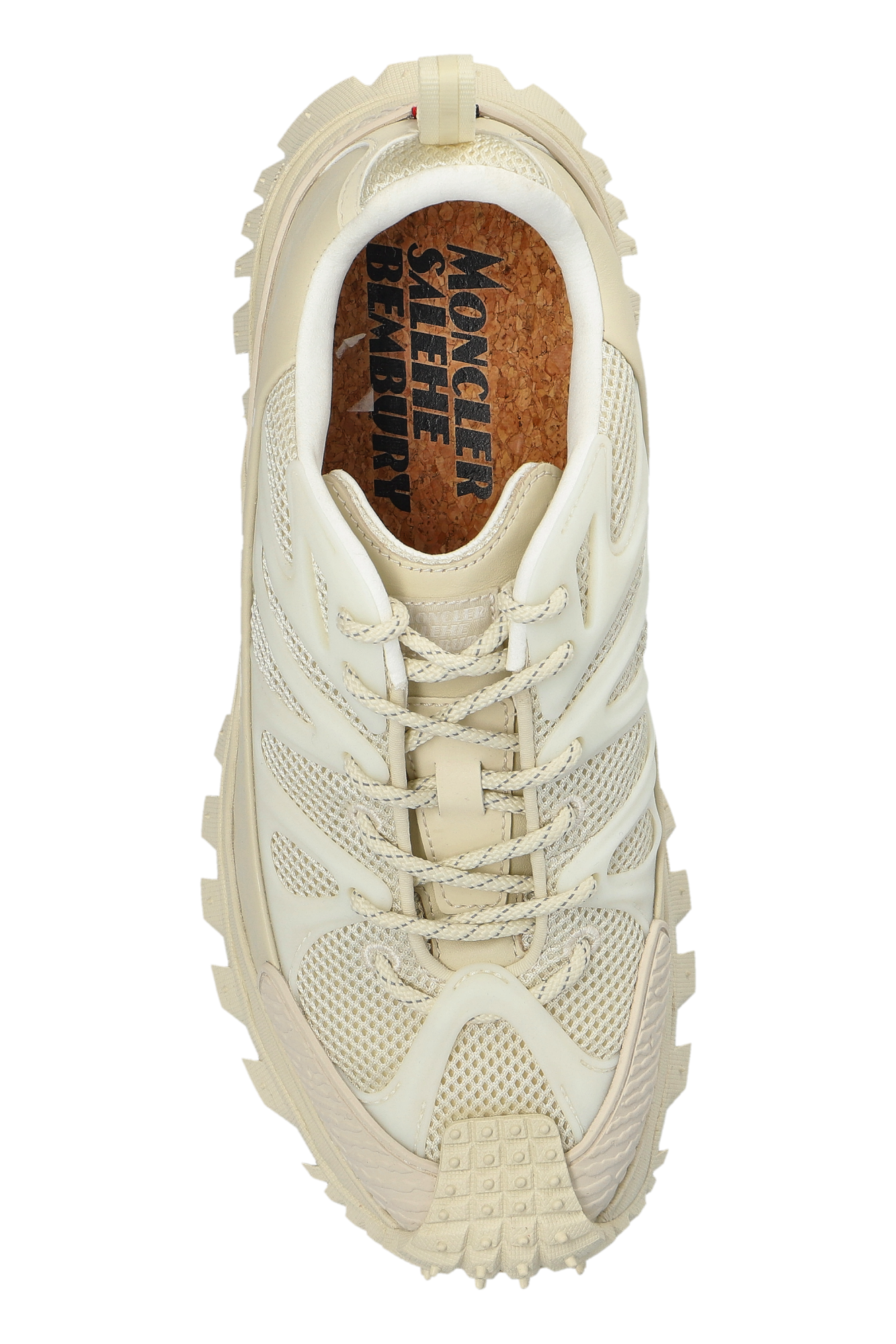 スニーカー MONCLER Ivory Trailgrip Amoeba sneakers (4M00200M6068 001) White Trailgrip Amoeba Sneakers by Salehe Bembury - Sneakers